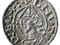 Silver penny of Cnut (Canute)