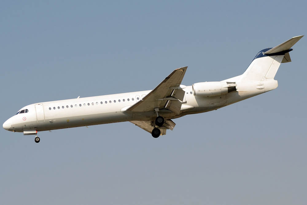 Самолёты Fokker-100 каких авиакомпаний ни разу не попадали в авиакатастрофы
