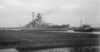 Bismarck anchored in Kiel