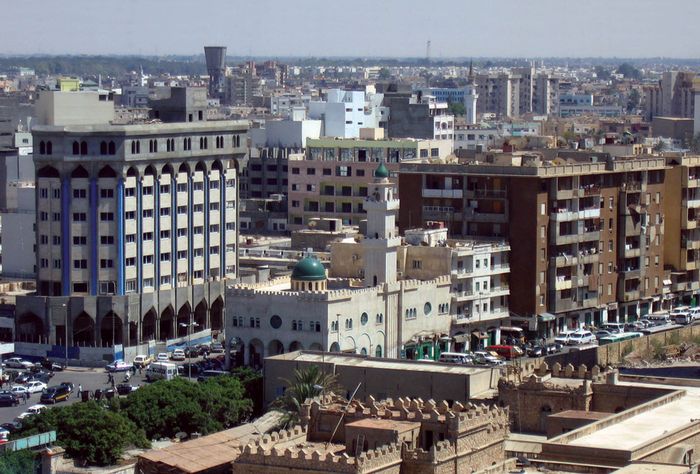 Довоенная панорама Триполи