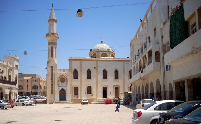 Площадь Баладия в Бенгази до войны