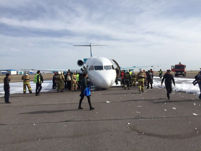 Fokker 100: фото аварии