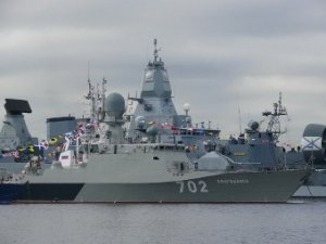 ВМФ России пополнился артиллерийским кораблем проекта "Буян"