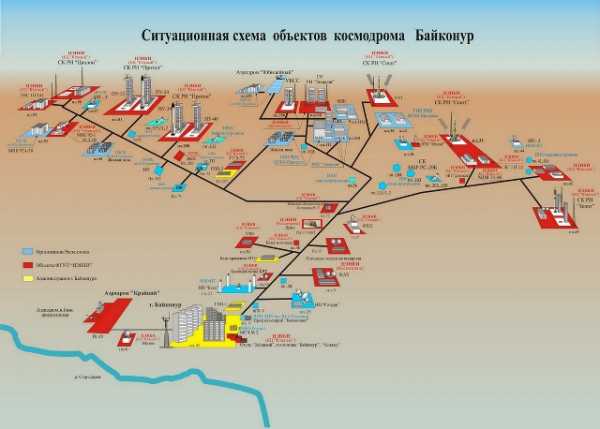 Байконур карта площадок