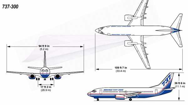 Boeing 737 300 схема