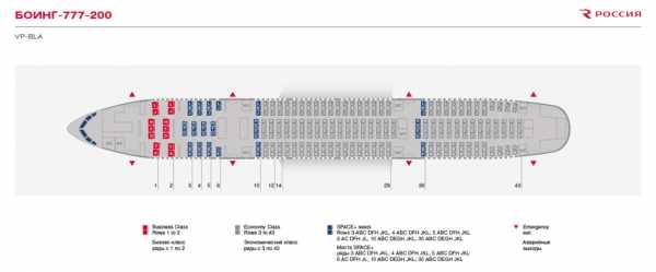 Схема салона боинг 777 300 авиакомпания россия