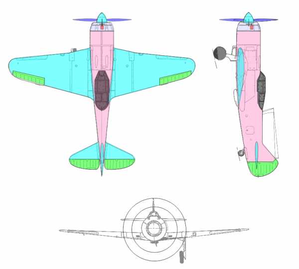 Модель ла 7 чертежи