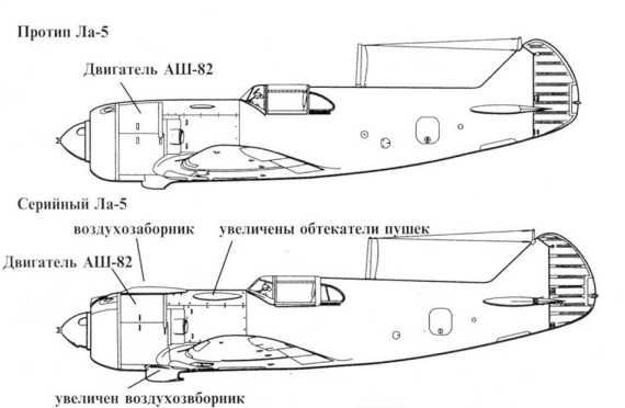 Чертеж крыла ла 5