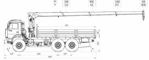 Камаз вездеход размеры