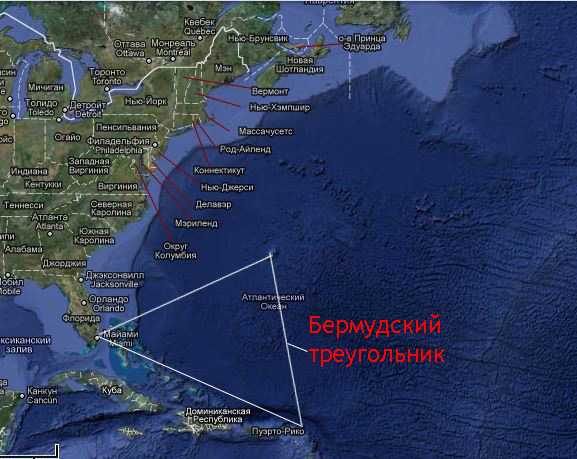 Где находится бермудский треугольник в гта 5