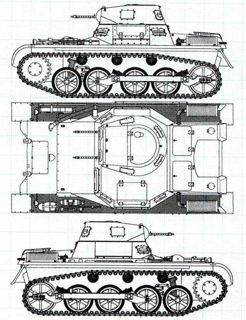 Танк pz 1 чертеж