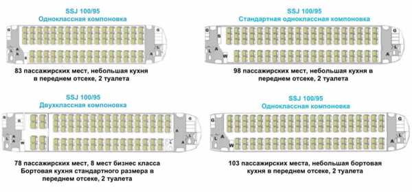 Схема салона суперджет 100 россия