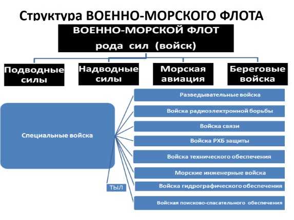 Схема вс рф виды и рода войск