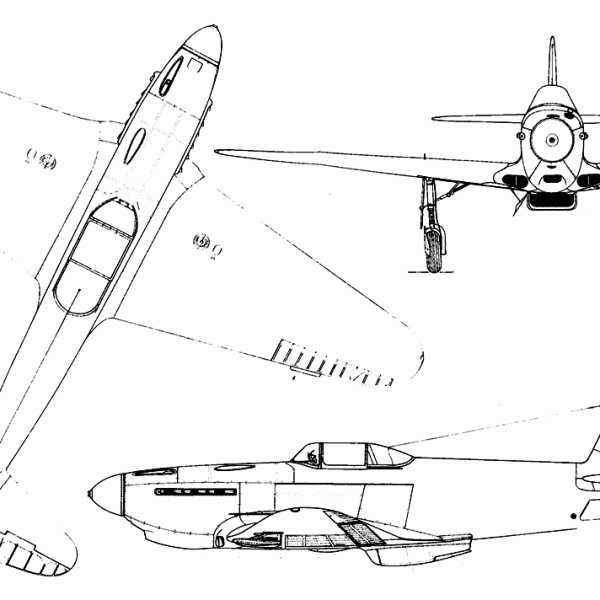 Як 1 истребитель чертежи